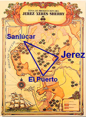 Imagen correspondiente a la zona del Marco de Jerez